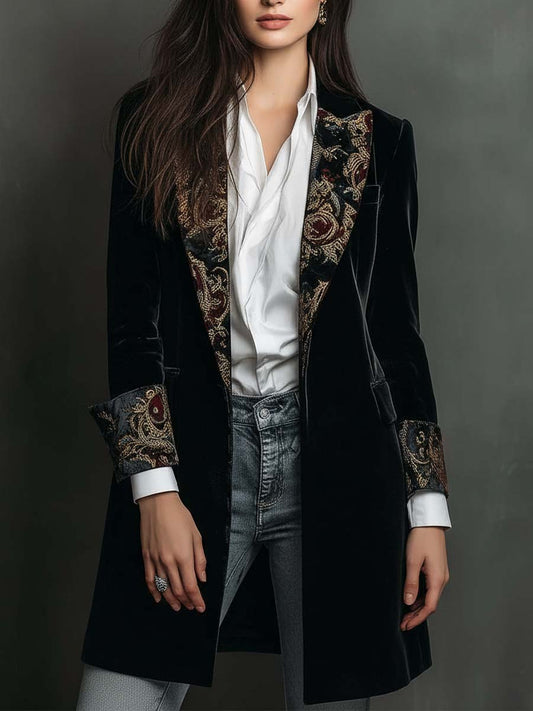 Élodie | Blazer Sur Mesure aux Détails Baroques