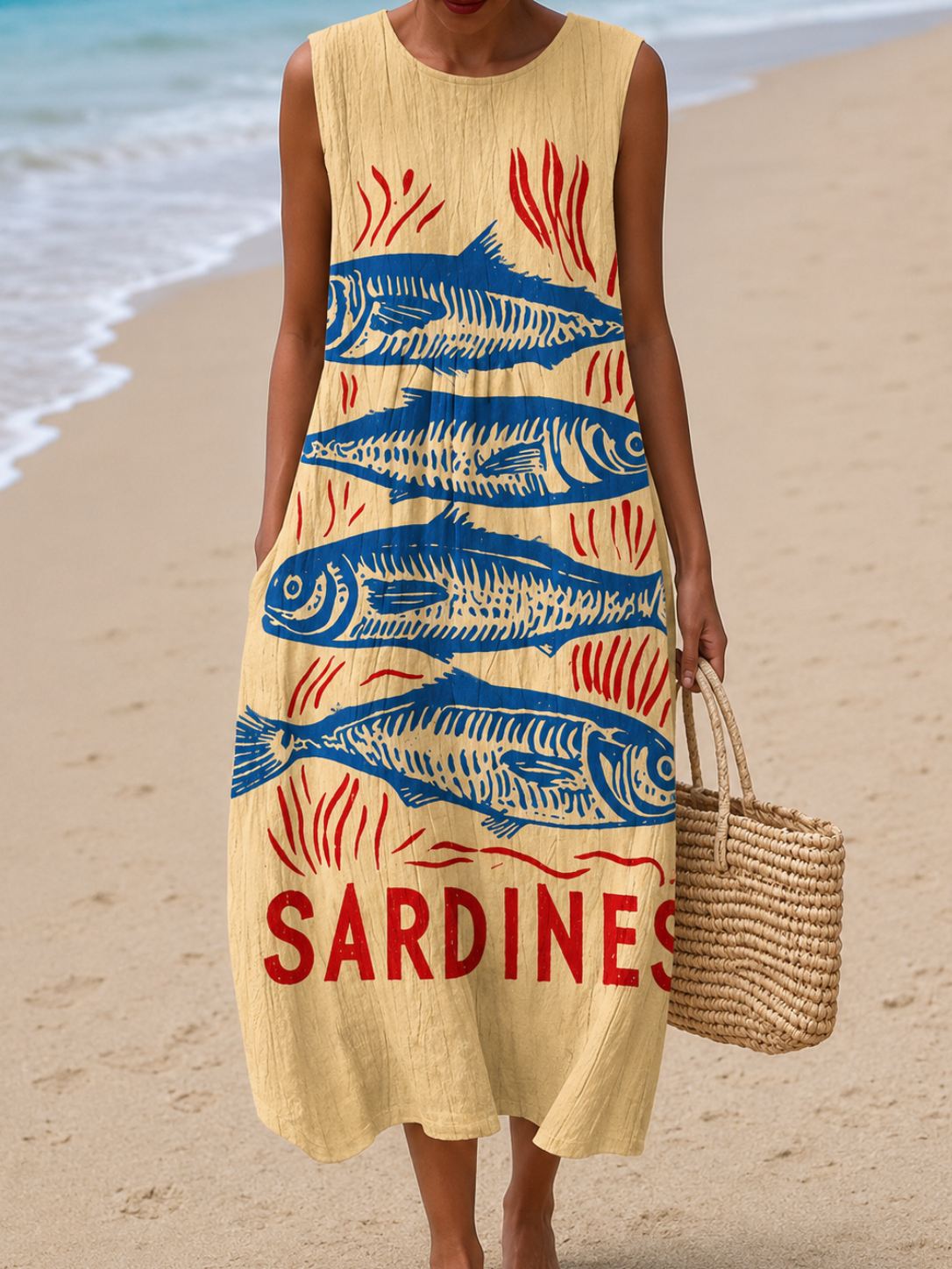 Aurelia | Robe Midi Sans manches Relaxed