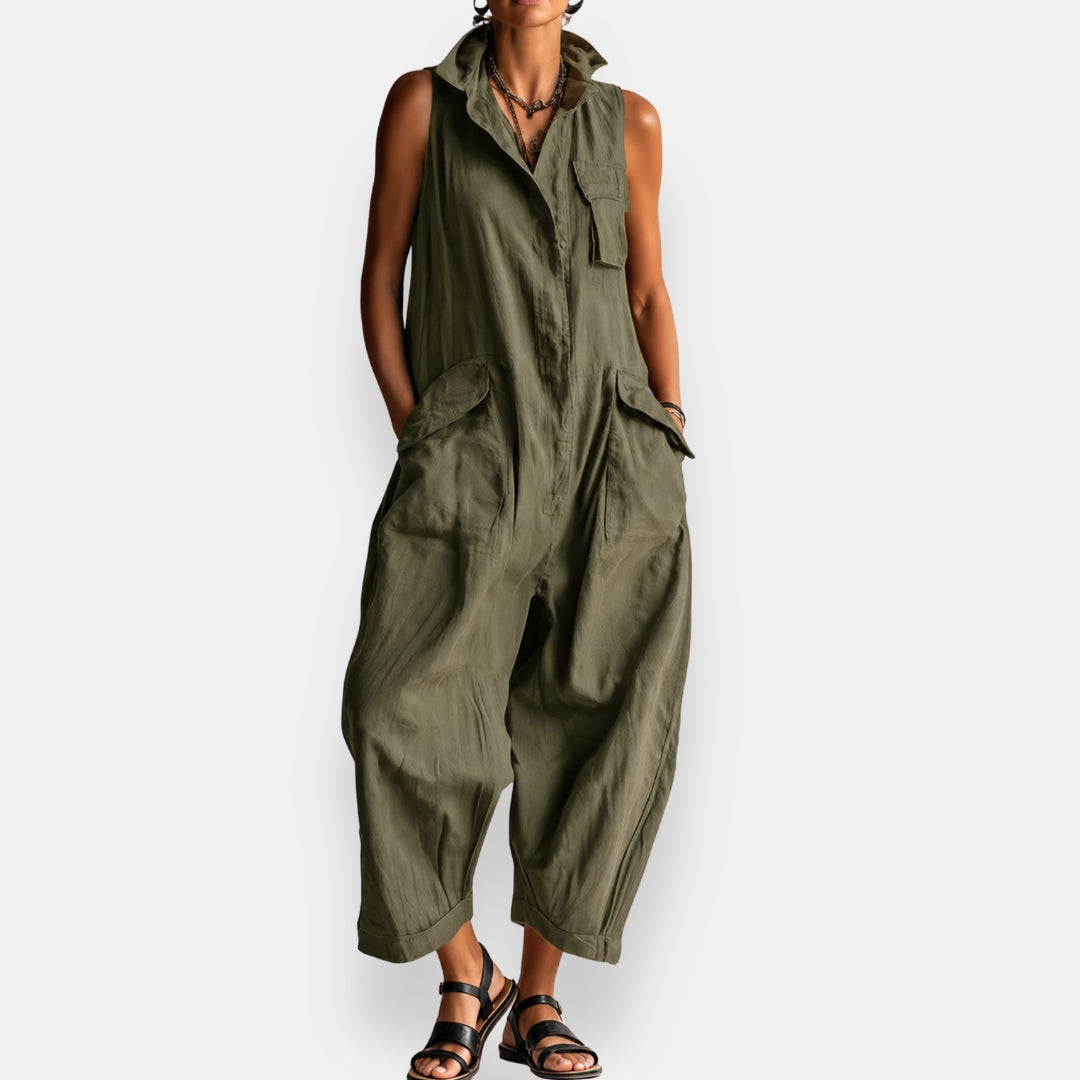 Alessia | Combinaison cargo sans manches