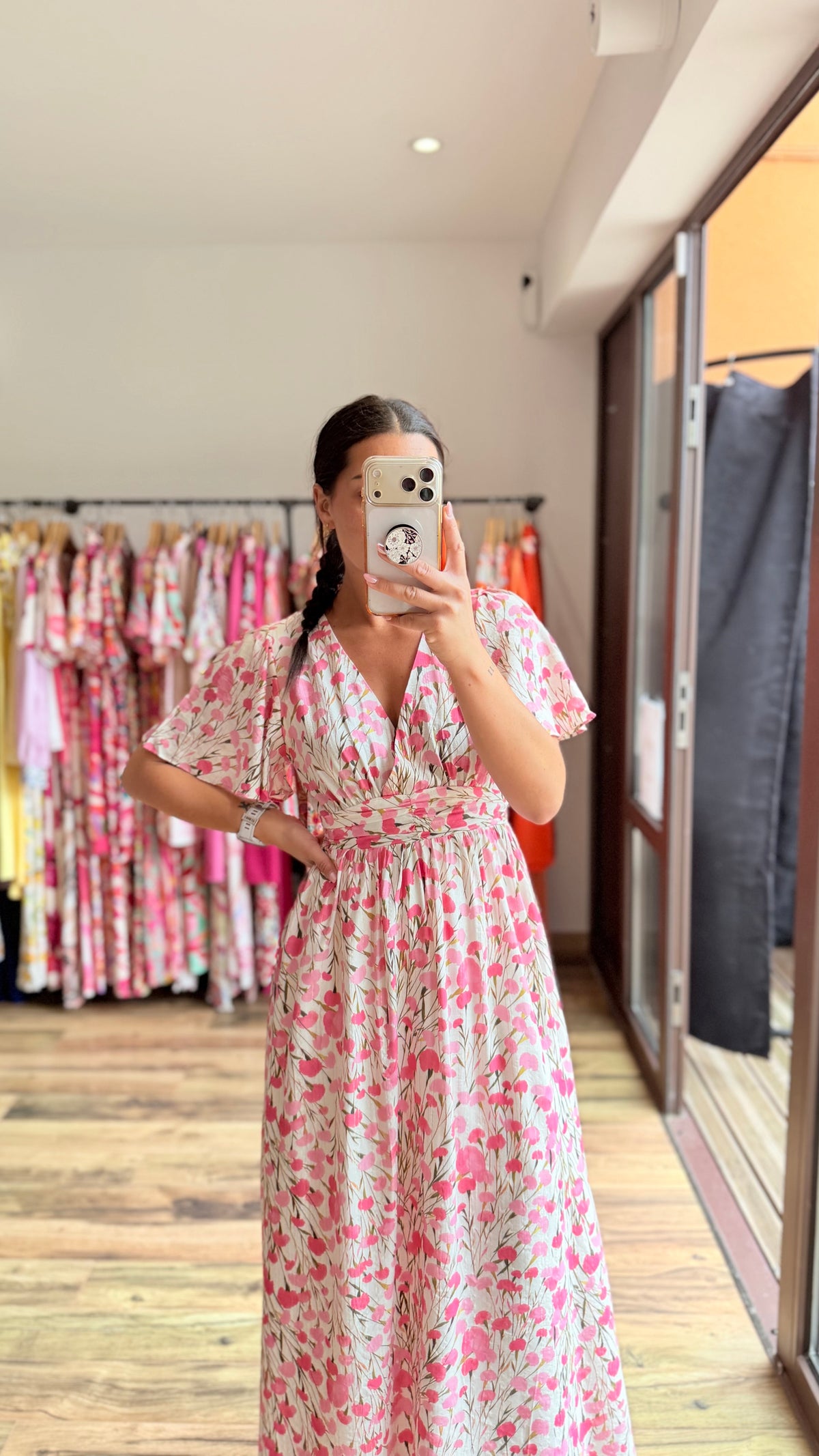 VĂȘtements longue Finda Curvy (dos ouverte)
