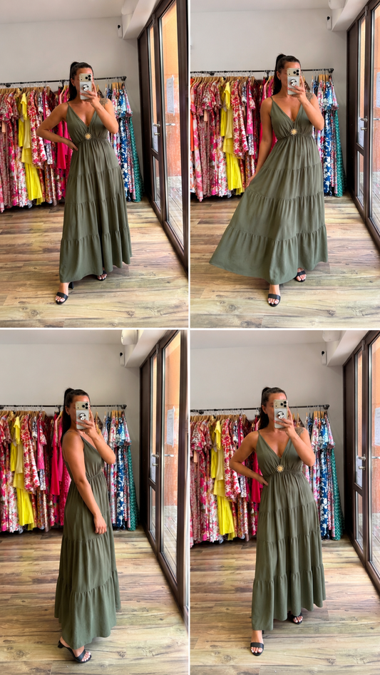 Vêtements longue Soleil Kaki Curvy