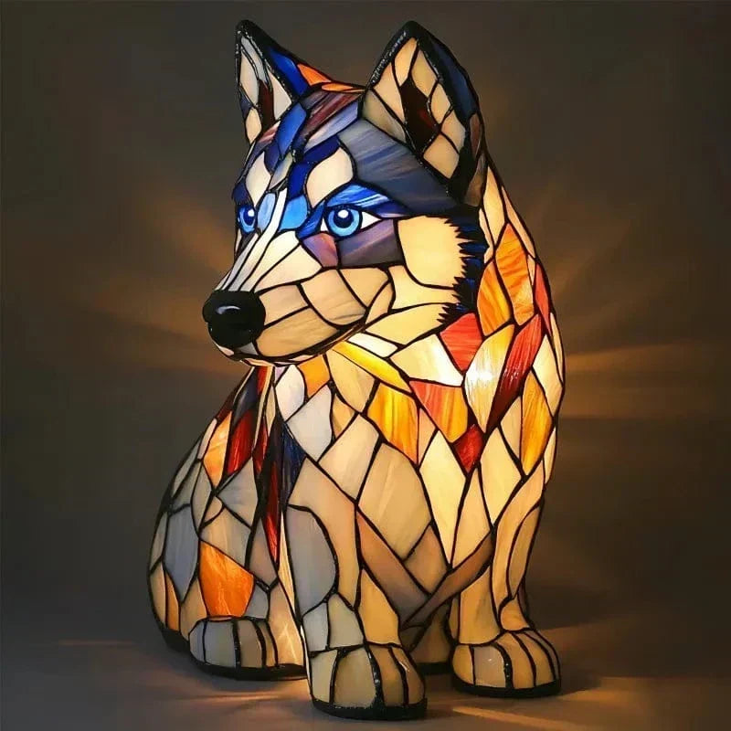 Lampe lune Husky