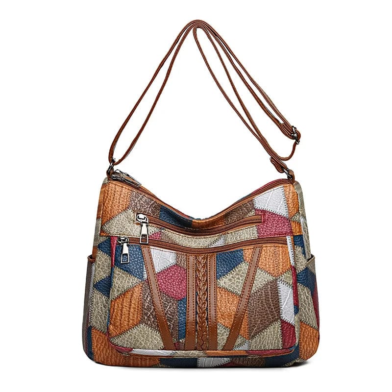 Solara | Sac de cuir à mosaico