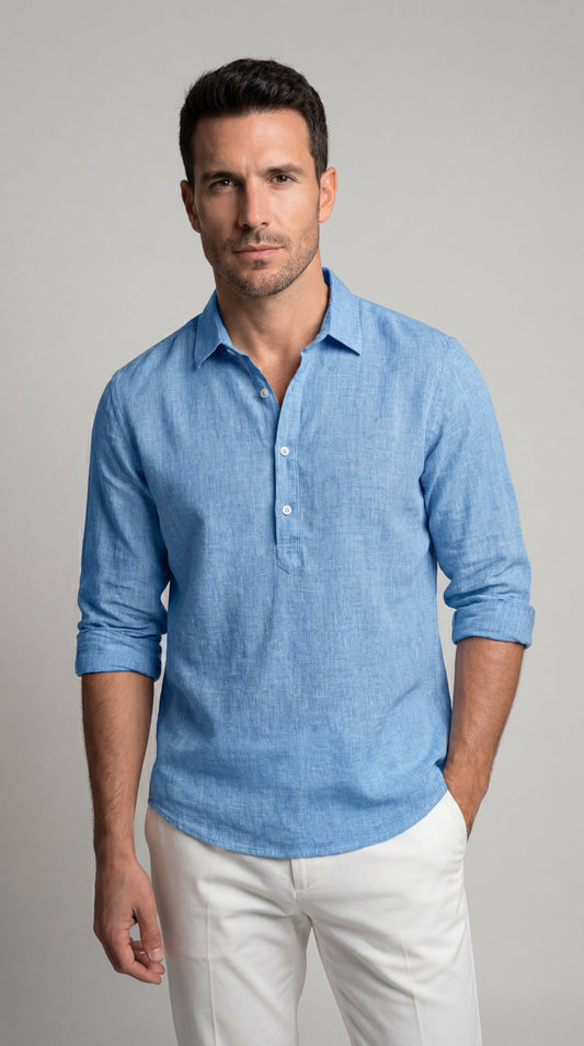 Isla | Chemise clasica en coton
