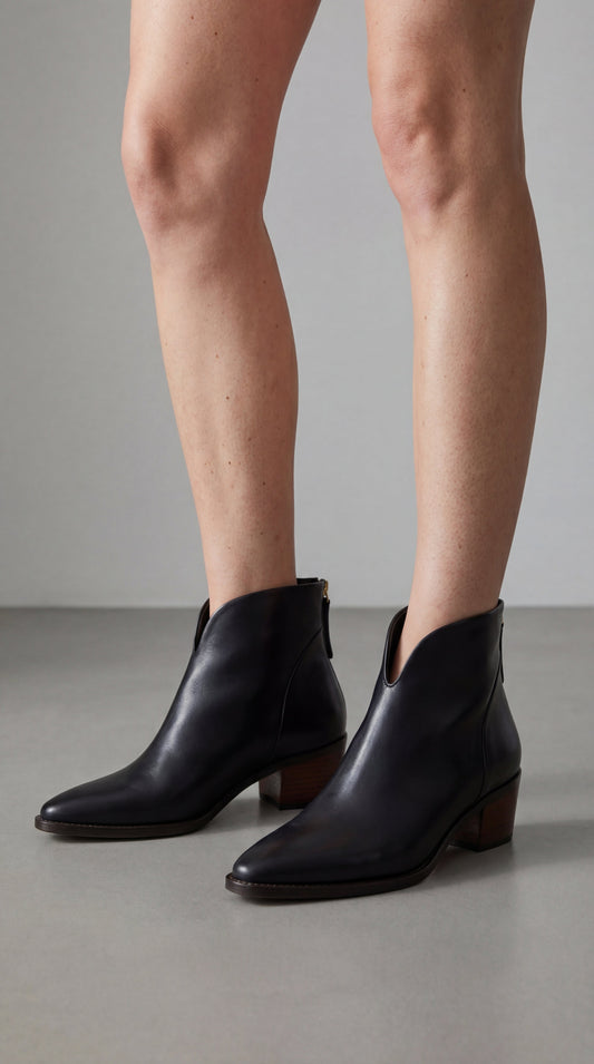 Bottines Cristina à talon bas