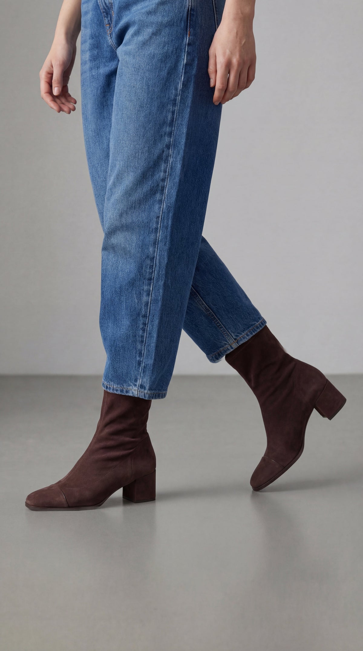Bottines Isaline élégantes à talon cuadrado