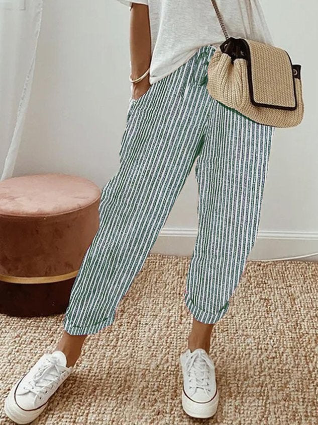 Pantalon Fluides Confortables et Élégantes