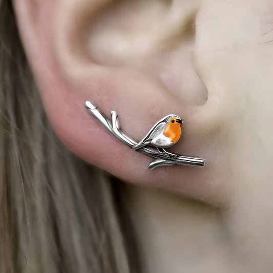Boucles d'oreilles de pájaros de dibujos animados