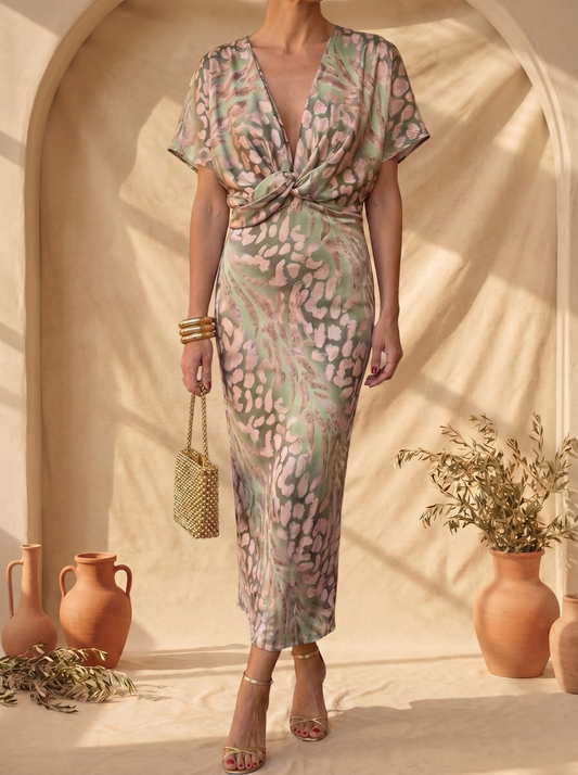 Antonella | Robe élégante en tissé léger et fluide