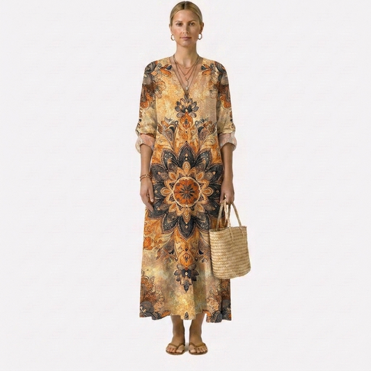 Dora™ | Robe Fleuri Élégance Naturel