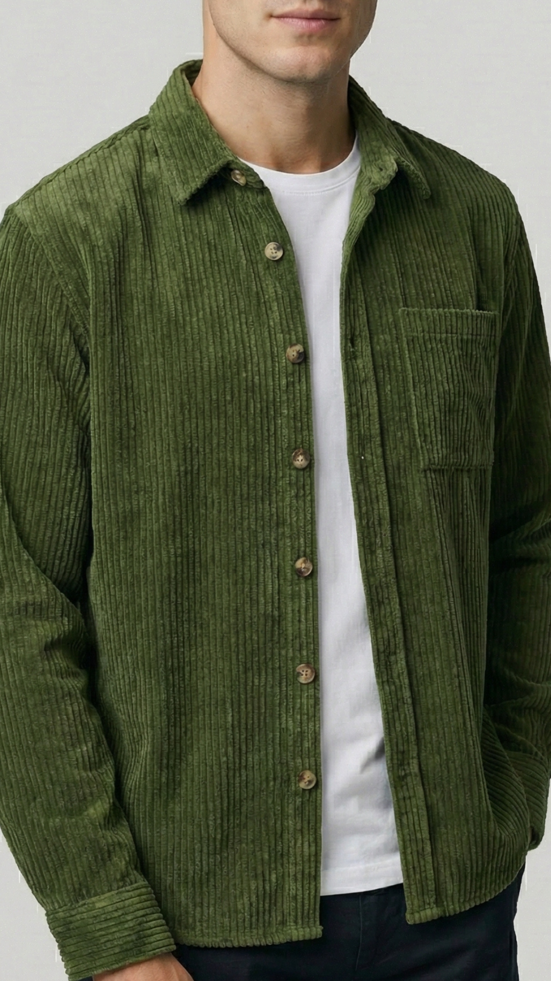 Solan | Chemise en velours côtelé