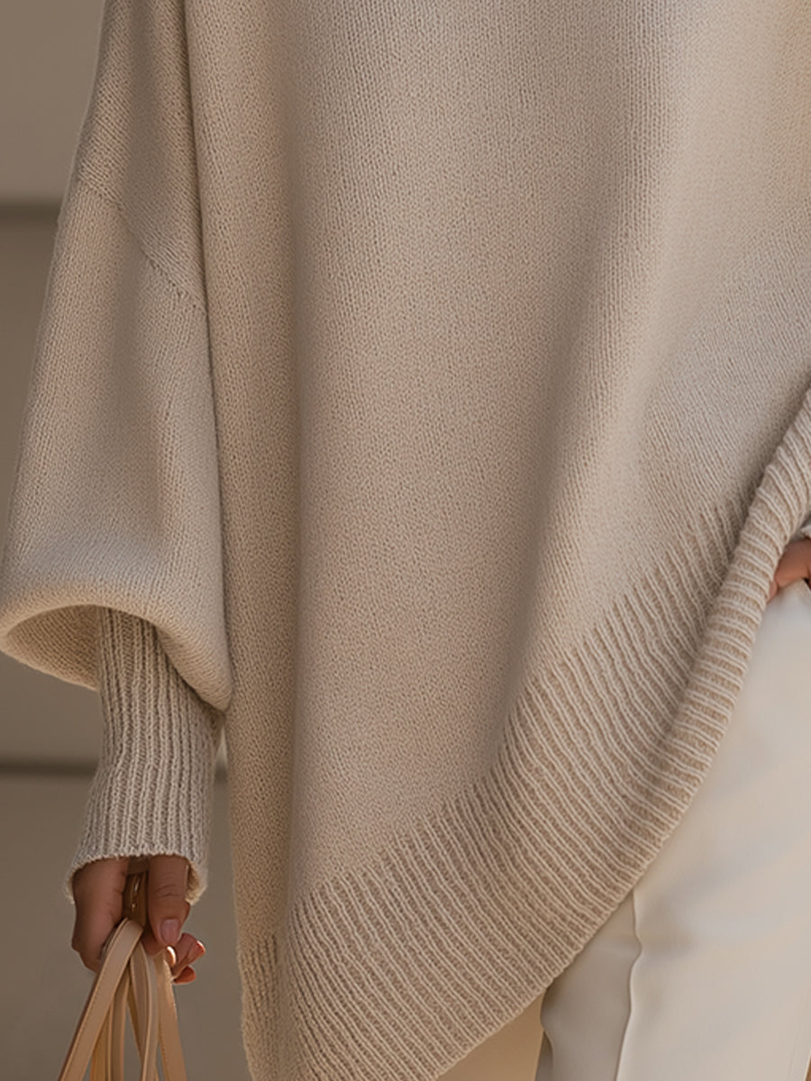 Ludovica | Pull Oversize avec Décolleté Large