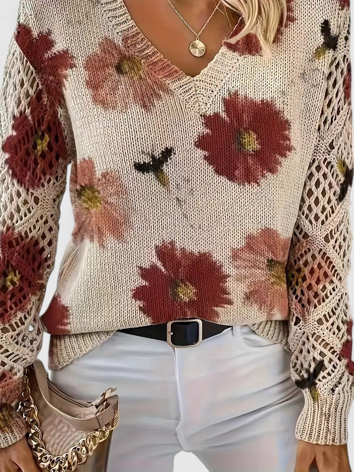Rowan | Pull en Dentelle Florale