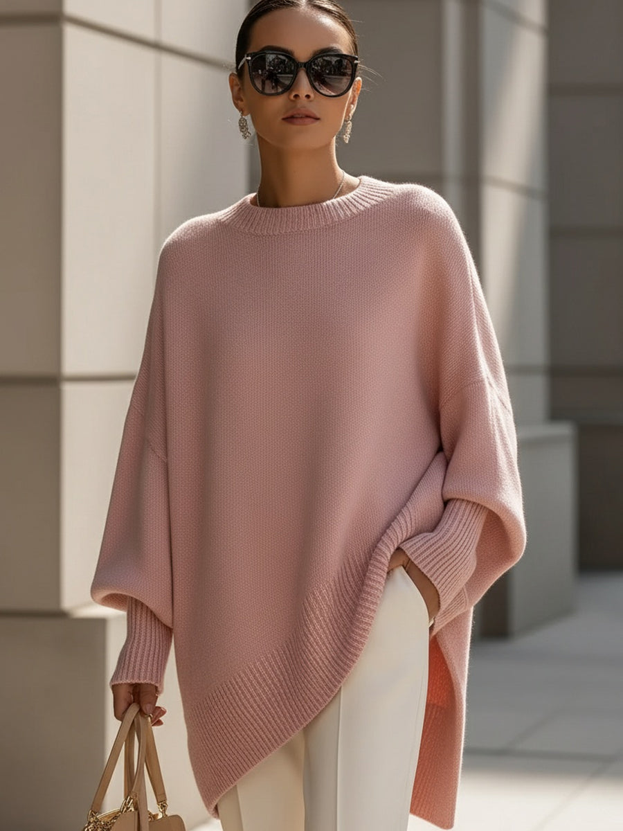 Ludovica | Pull Oversize avec Décolleté Large