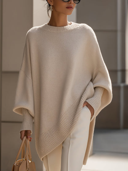 Ludovica | Pull Oversize avec Décolleté Large