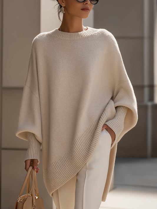 Ludovica | Pull Oversize avec Décolleté Large