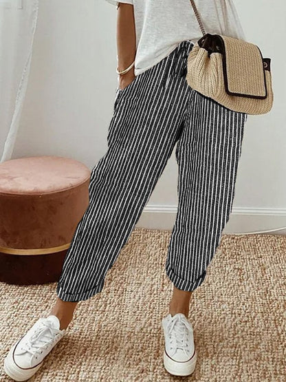 Pantalon Fluides Confortables et Élégantes