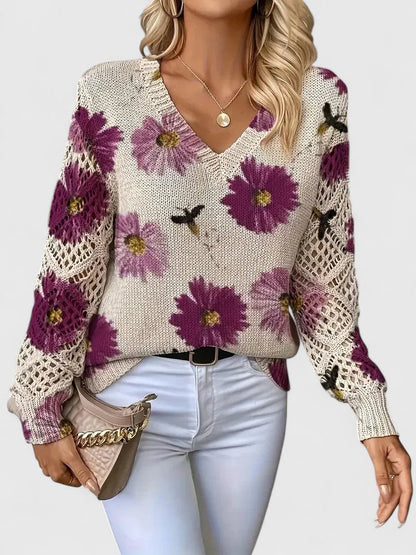 Rowan | Pull en Dentelle Florale