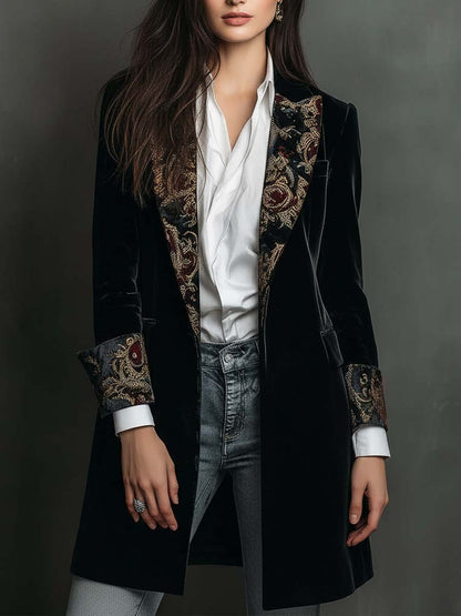 Élodie | Blazer Sur Mesure aux Détails Baroques