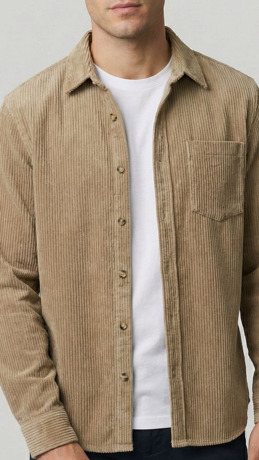 Solan | Chemise en velours côtelé