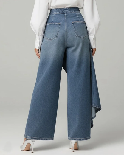 Audrey | Pantalon en jean cache-cœur