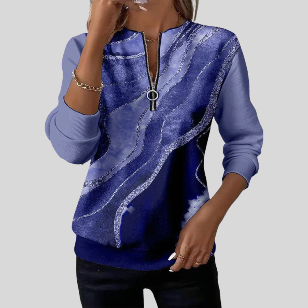 Hendrikje | Haut Zip-Top Élégant