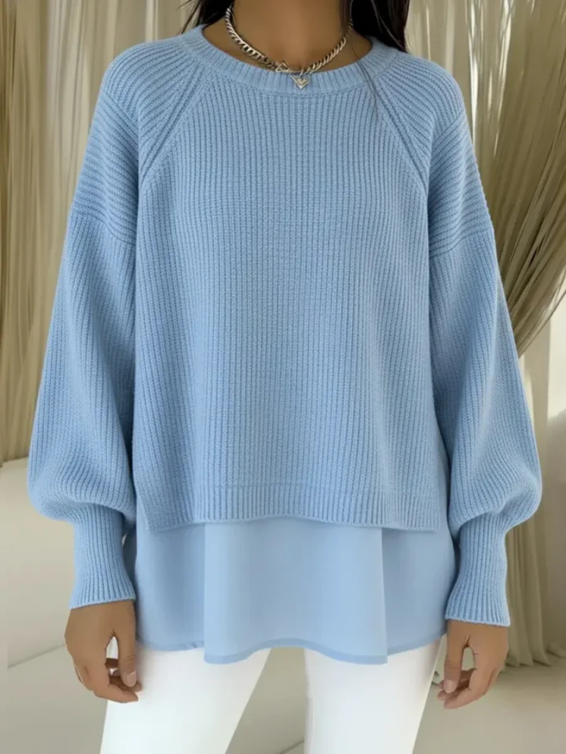 Clelia | Pull Effet Deux Pièces
