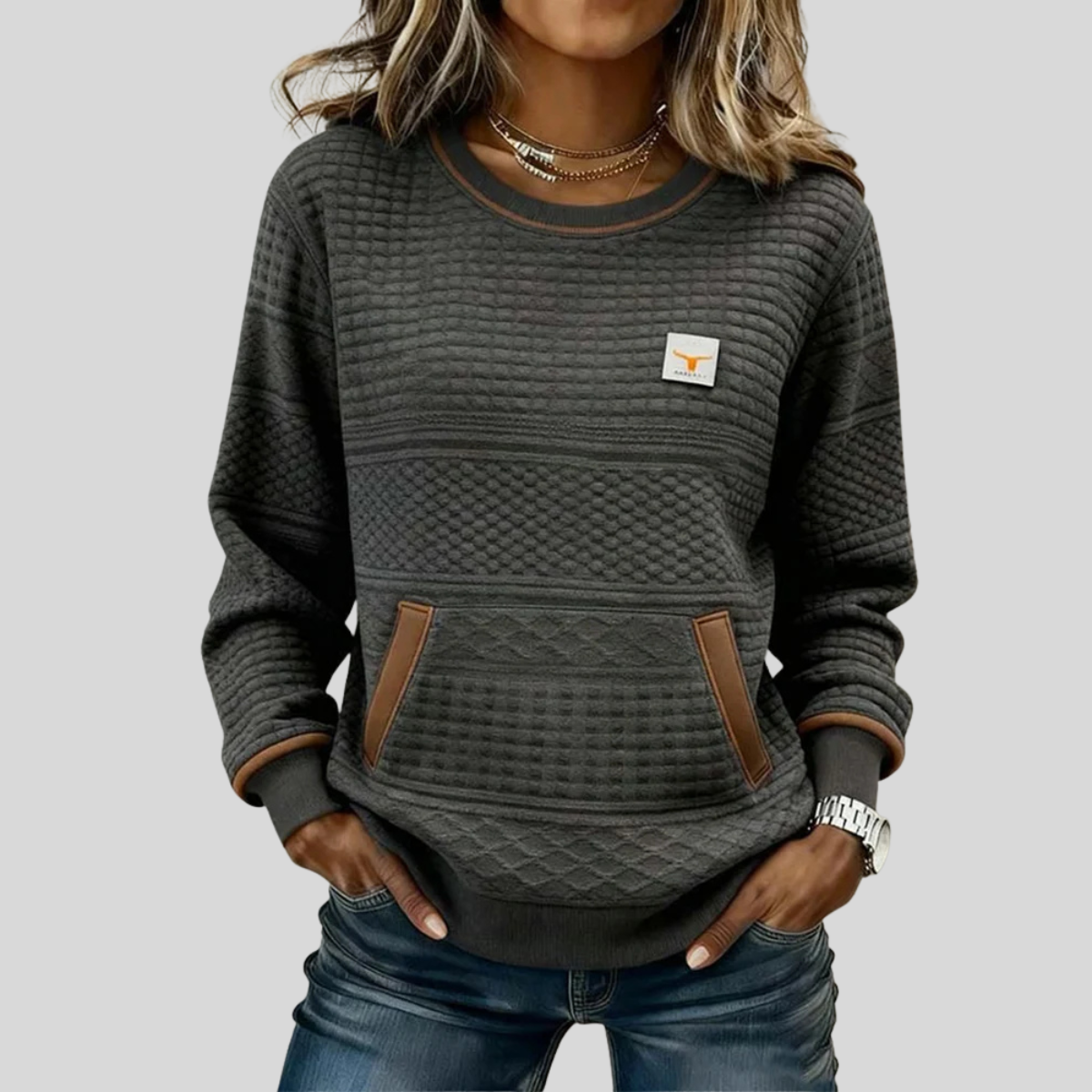 Roelie | Pull Colorblock Doux
