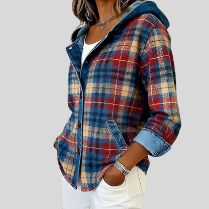 Jeltje | Chemise Overshirt Chaleureuse avec Capuche