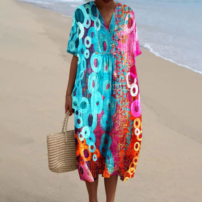 Amara™ | Robe de Été Tie-Dye Vivo