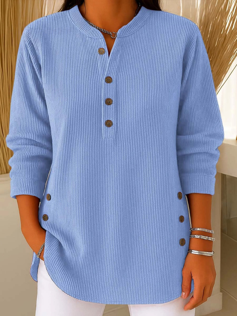 Nives | Tunique Henley avec Boutons