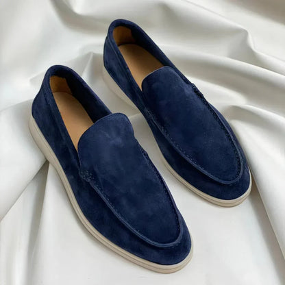 Lusso | Élégantes mocassins en daim