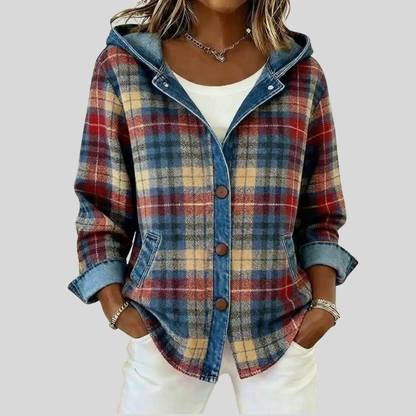 Jeltje | Chemise Overshirt Chaleureuse avec Capuche