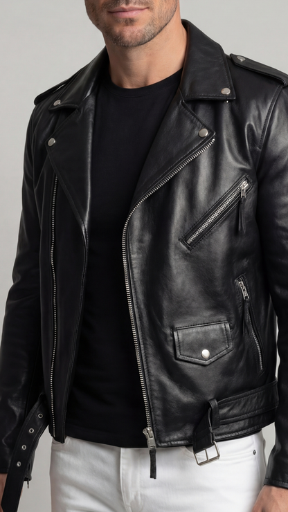 Austin | Veste bombardier de cuir