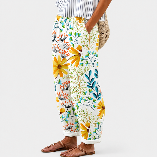 Pantalon de Jardin Fleuris Confort