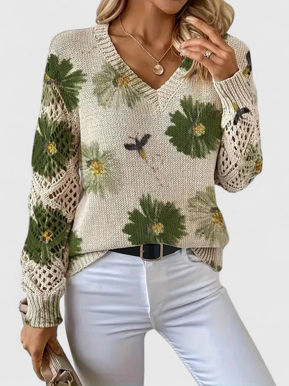 Rowan | Pull en Dentelle Florale