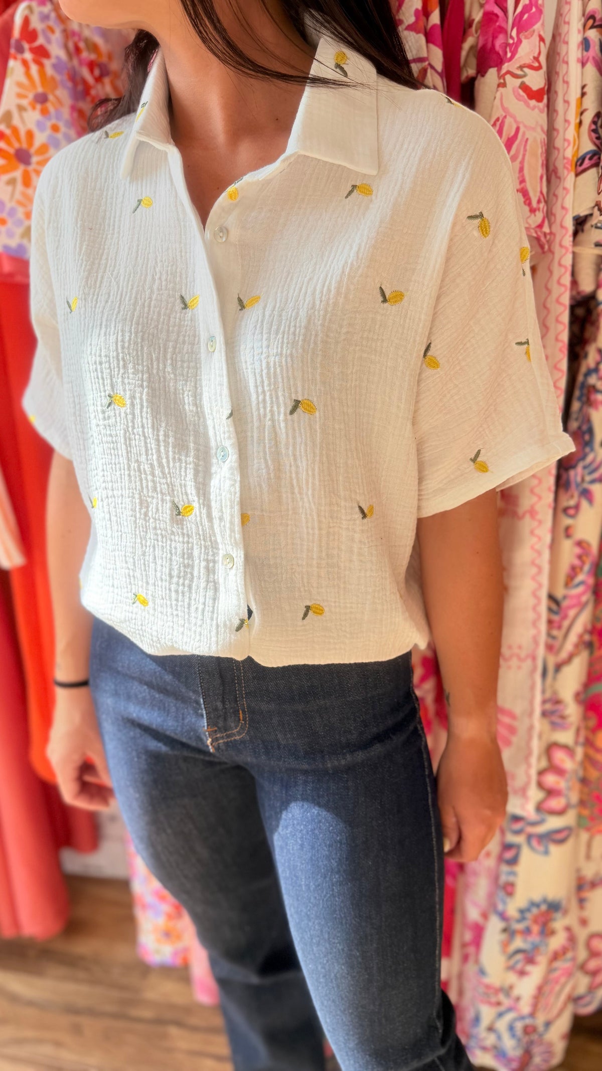Chemise de mousseline limón 🍋 Curvy