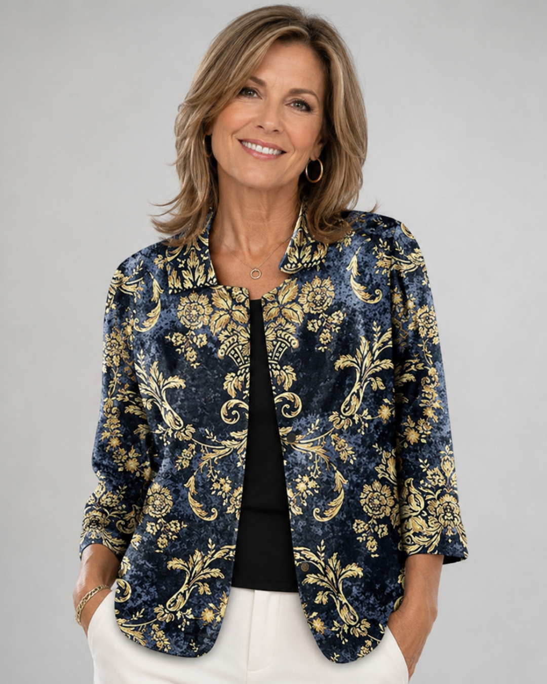 Suzanne | Veste ornée à ouverture frontale