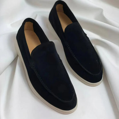 Lusso | Élégantes mocassins en daim