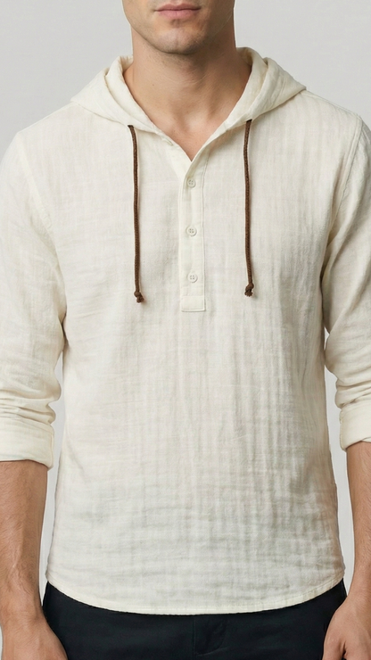 Daniel | Chemise tipo polo à capuche