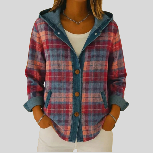 Reintje | Chemise à Carreaux avec Capuche