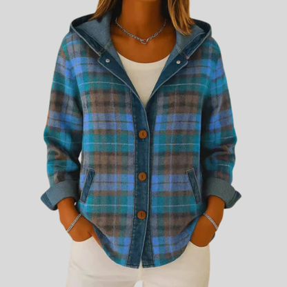 Jeltje | Chemise Overshirt Chaleureuse avec Capuche