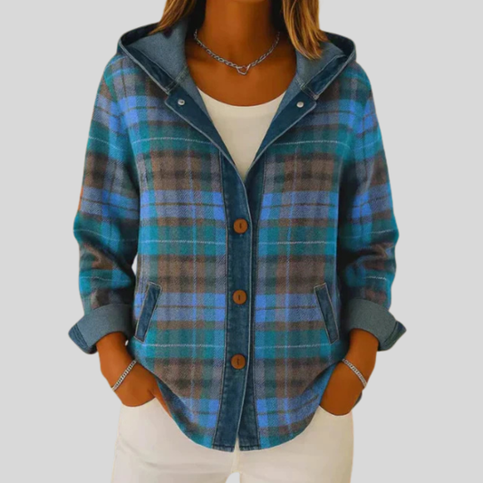 Jeltje | Chemise Overshirt Chaleureuse avec Capuche