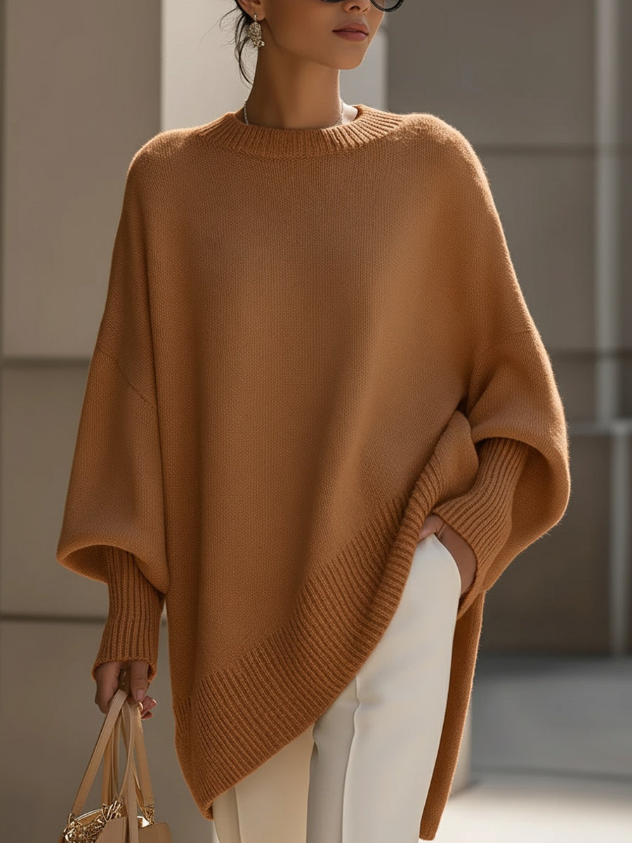 Ludovica | Pull Oversize avec Décolleté Large