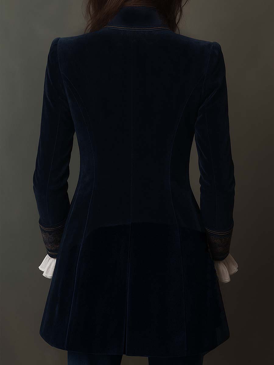 Gabrielle | Veste Longue Brodée