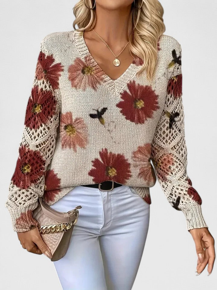 Rowan | Pull en Dentelle Florale