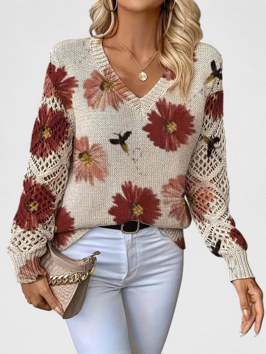 Rowan | Pull en Dentelle Florale