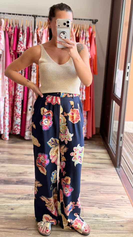 Top Afida doré Curvy