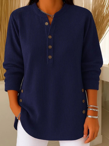 Nives | Tunique Henley avec Boutons