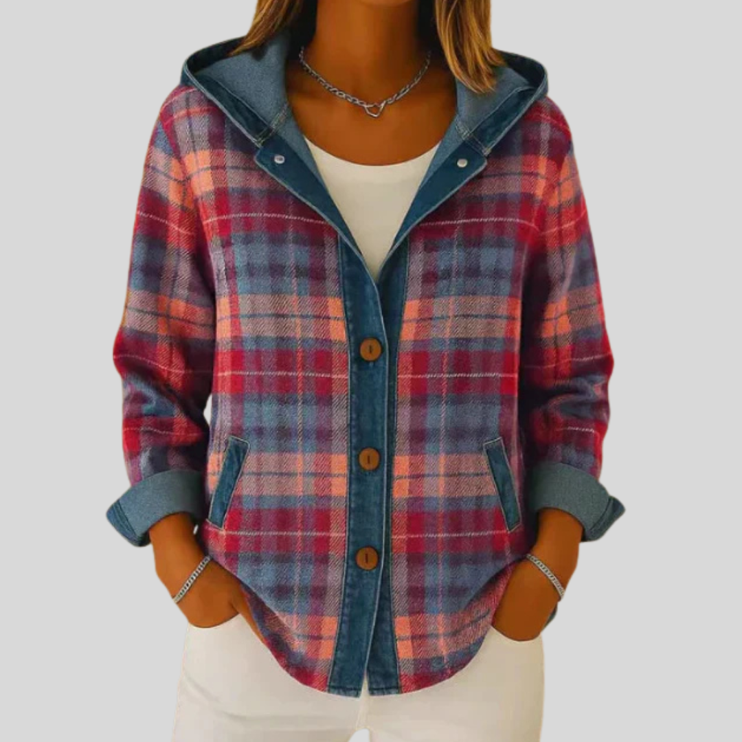 Jeltje | Chemise Overshirt Chaleureuse avec Capuche